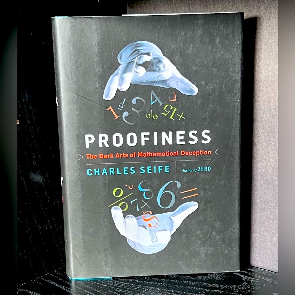 🛍️ 5/$25 - Proofiness math nonfiction book